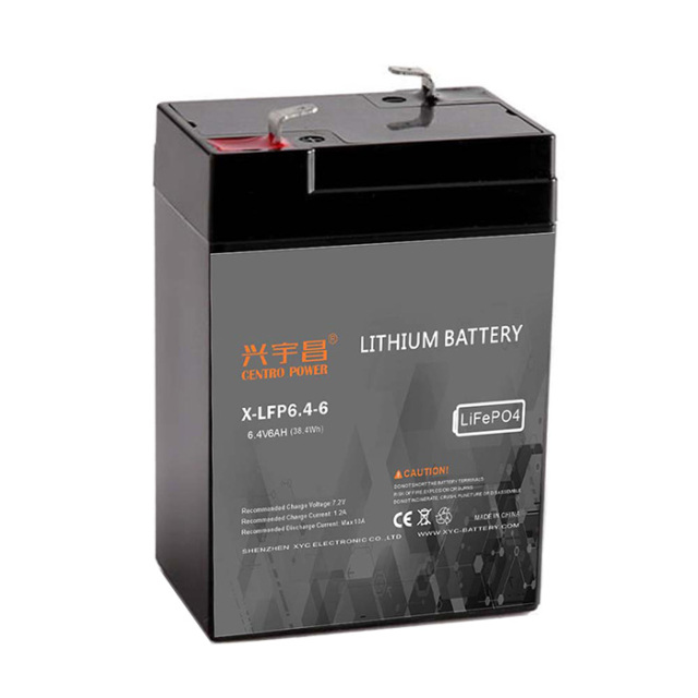 6V LiFePO4 Battery 6.4V 6AH