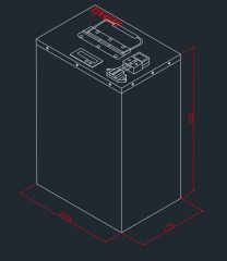 72V 45Ah Semi‑Solid‑State Lithium Iron Phosphate Battery  for Electric Motorcycle