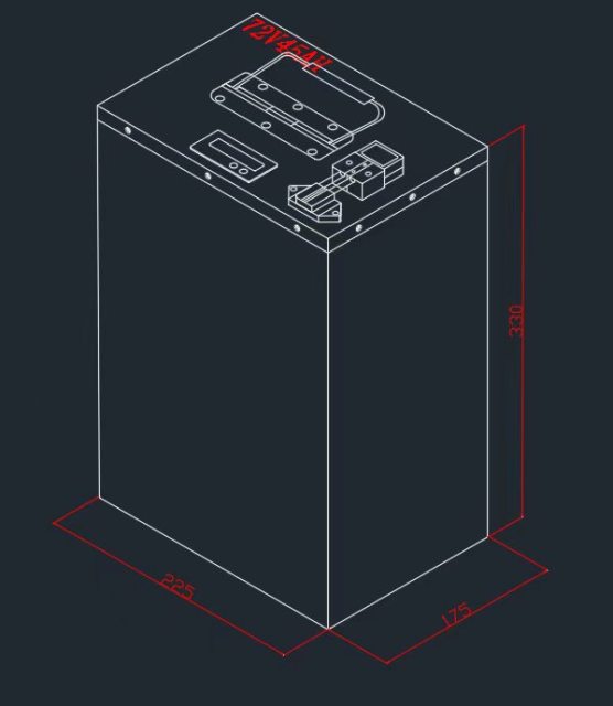 72V 45Ah Semi‑Solid‑State Lithium Iron Phosphate Battery  for Electric Motorcycle