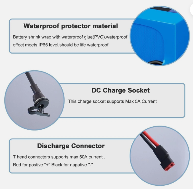 48V 8Ah Lithium ion Battery for for Electric Bike Scooter