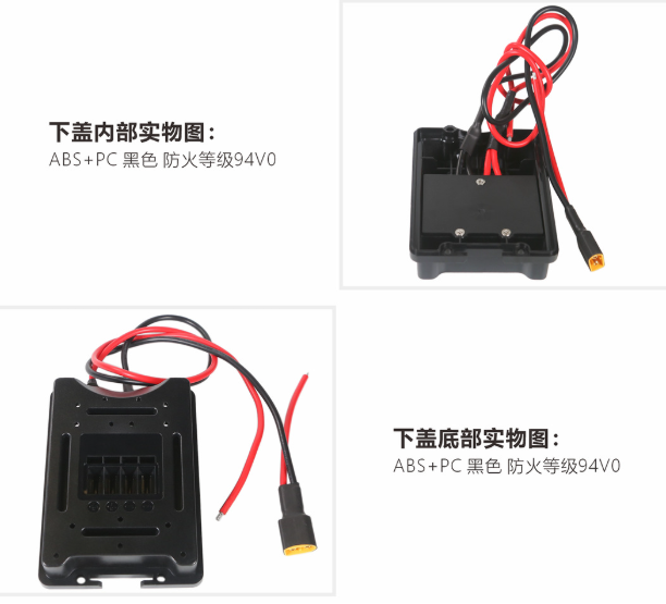 48v 10ah EBike lithium ion battery pack silver fish