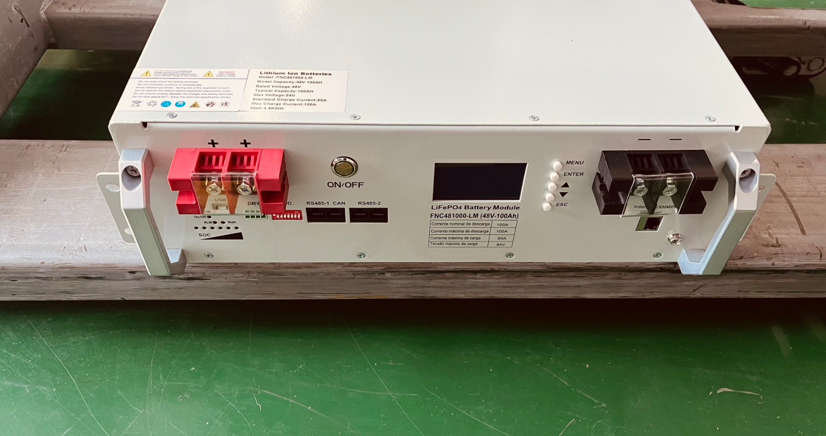 48V 100AH LiFePO4 Battery for telecom base station
