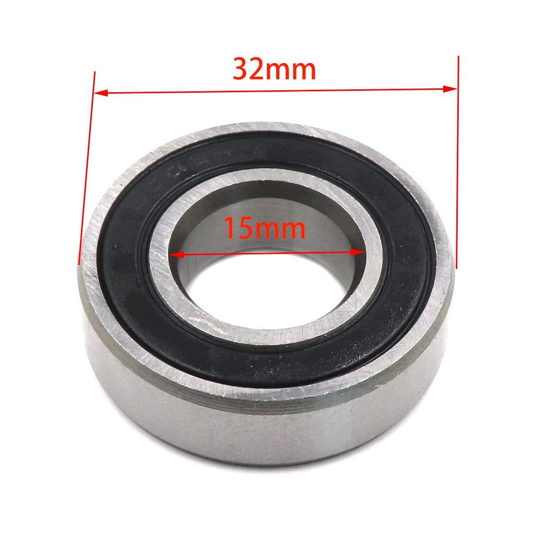 6002-2RSC3 Ball Bearing 15x32x9 Sealed