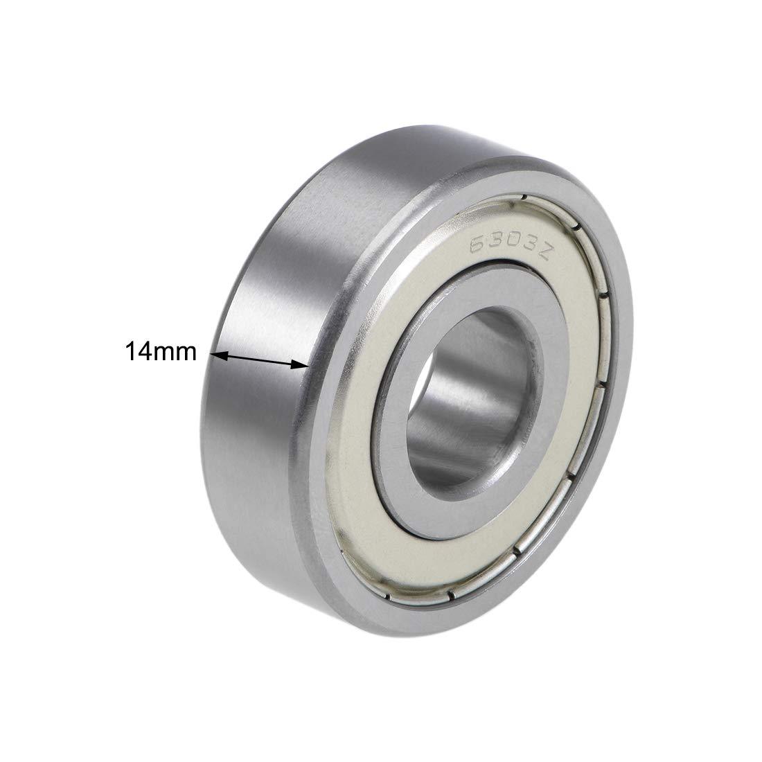 6303-2Z Deep groove ball bearing with seals or shields
