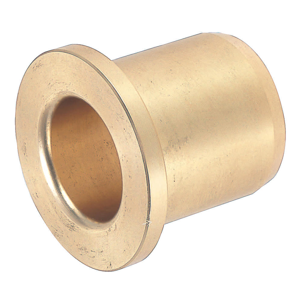 plain bearing bushes with flange / bronze