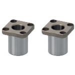 Flanged drill bushes / square flange / bore +0.01 / steel, stainless steel / 50HRC, 60HRC