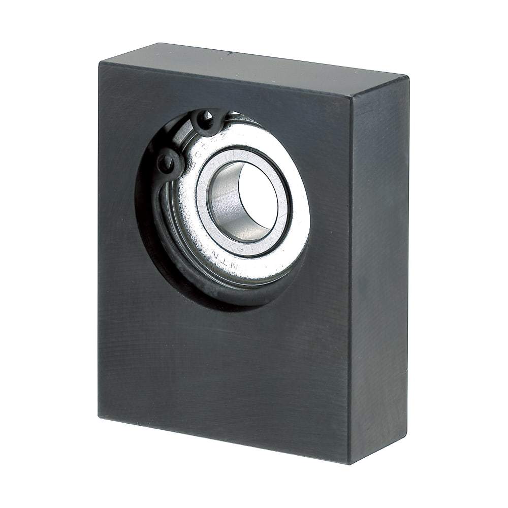 Bearing housings / L-shape / through hole / circlip / deep groove ball bearing / material selectable / Coating selectable