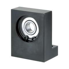 Bearing housings / L-shape / through hole / circlip / deep groove ball bearing / material selectable / Coating selectable