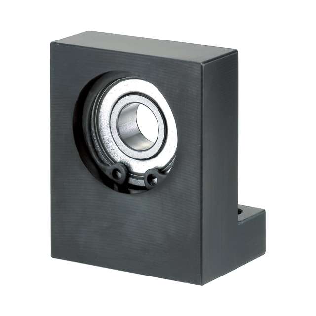 Bearing housings / L-shape / through hole / circlip / deep groove ball bearing / material selectable / Coating selectable