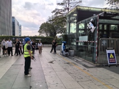 X-Human Low altitude Curtain Wall Cleaning Robot J1