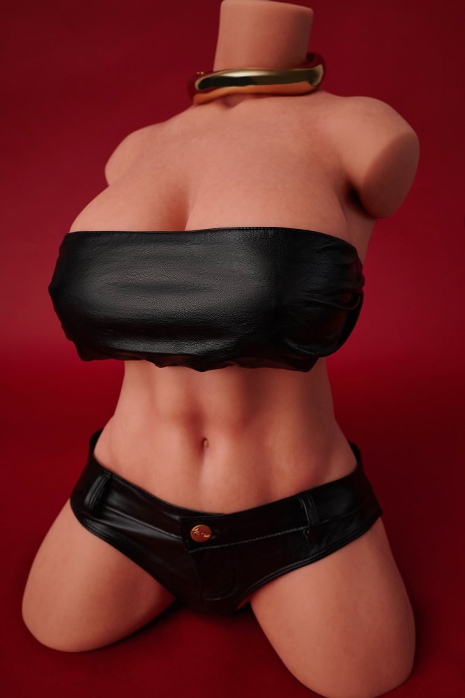Ultra Lightweight Life-Size Sex Doll Torso ULW 663# - Black Skin | Climax Doll
