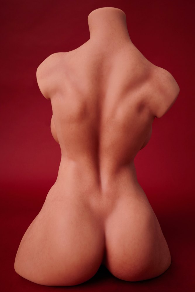 Ultra Lightweight Life-Size Sex Doll Torso ULW 663# - Black Skin | Climax Doll