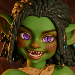 Kaela Purple eyes