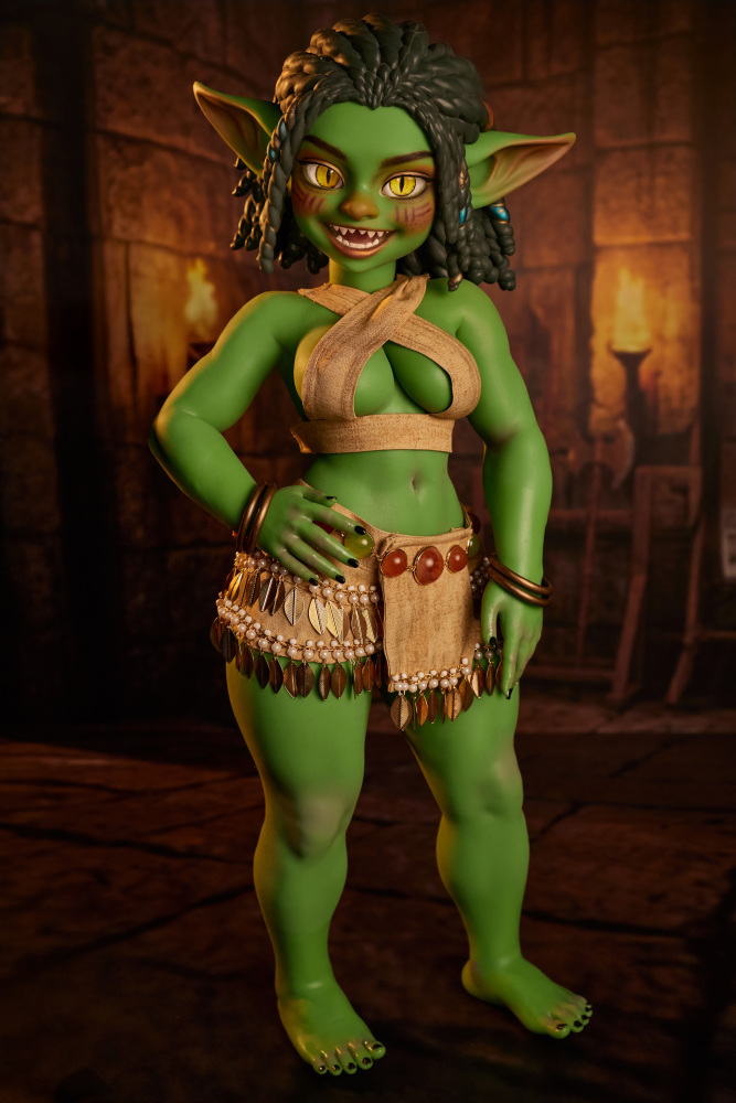 Goblin Girl Mini Sex Doll Si70 AT Kaela(Green) | Climax Doll