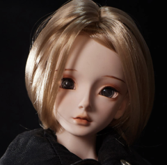 Blone short hair