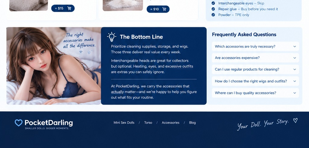 Sex doll accessories buying guide and maintenance essentials