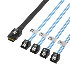 Cáp Mini SAS SFF-8087 36 Pin sang 4 X 7 Pin SATA