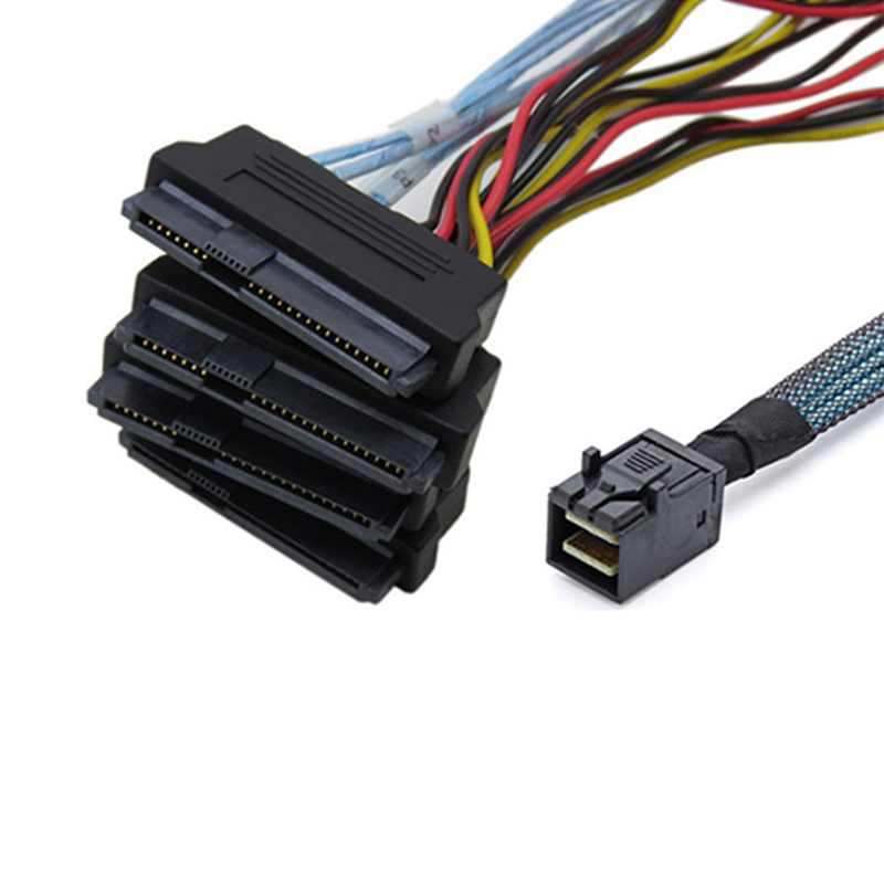 MINISAS SFF8643 TO 4*SAS SFF8482
