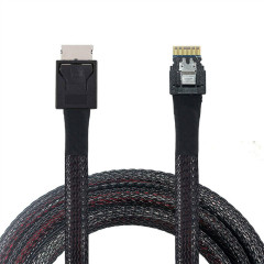 Oculink SFF8611 to Slim SAS SFF8654 Cable