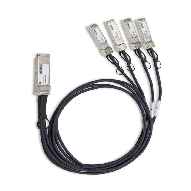 40G QSFP+Passive Breakout DAC Cable (QSFP+ to 4 x SFP+)