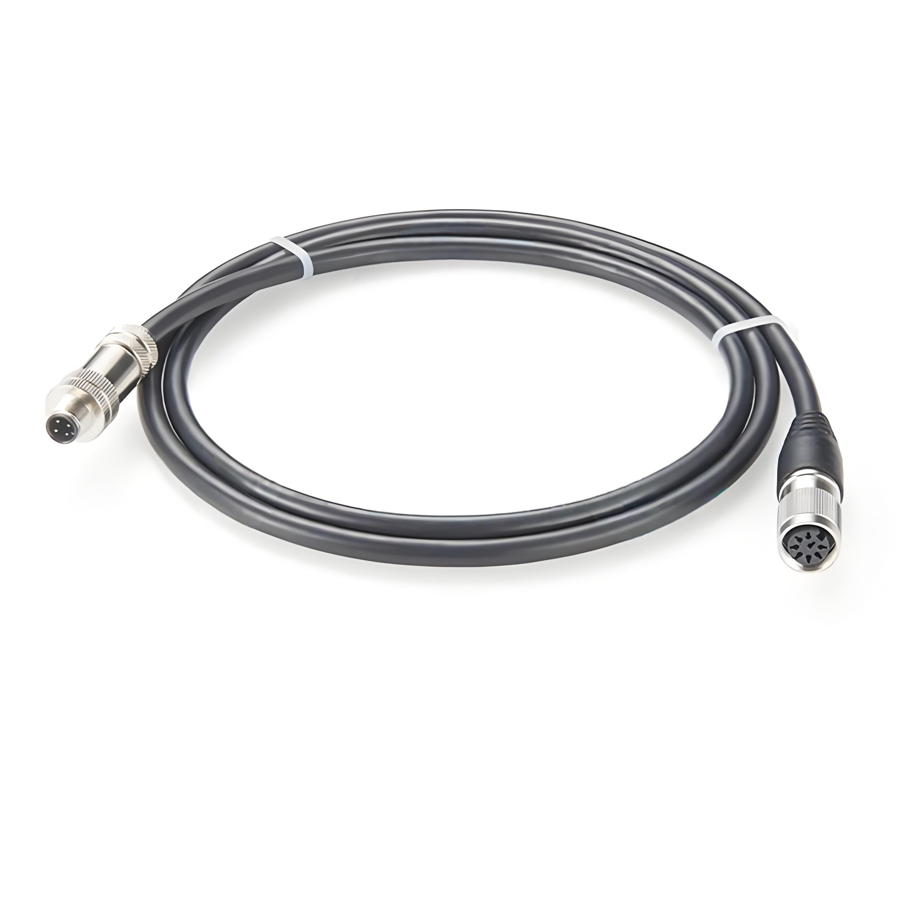 Предварительно собранный Ethernet M12 4-контактный к AISG RET кабель