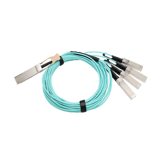 Кабель AOC 100G QSFP28 Breakout (QSFP28 на 4 x SFP28)