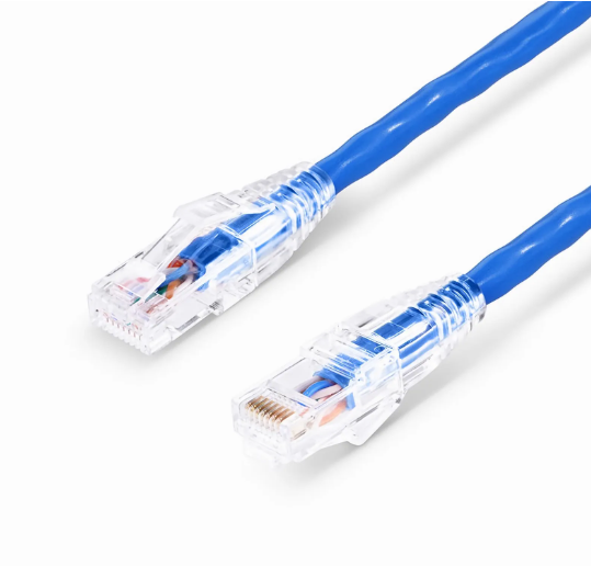 6in (0.15m) Cat5e Snagless Unshielded (U/UTP) PVC CM Ethernet Patch Cable, Blue
