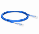 Cat5e Patch Cords-1ft (0.3m) Non-booted Unshielded (U/UTP) PVC CM Ethernet Network Patch Cable, Blue
