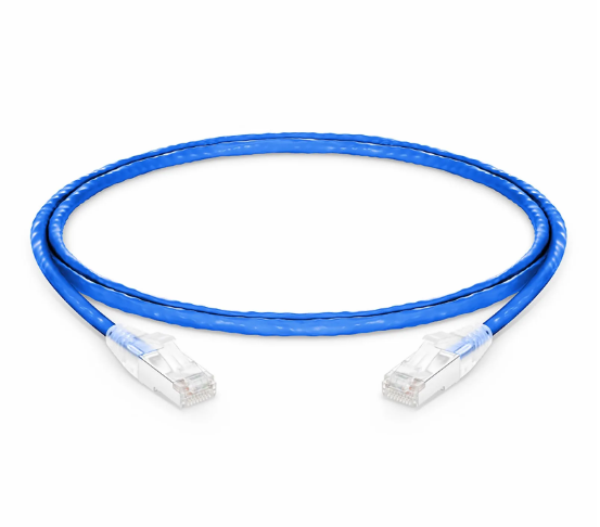 Cat5e Snagless Shielded (F/UTP) PVC CM 3ft (0.9m) Ethernet Network Patch Cable, Blue