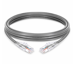 Cat5e Snagless Unshielded (U/UTP) PVC 16ft (4.9m) Ethernet Network Patch Cable, Gray