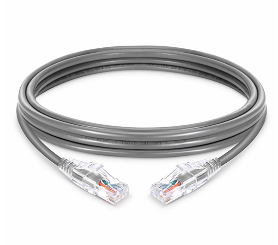 Cat5e Snagless Unshielded (U/UTP) PVC 16ft (4.9m) Ethernet Network Patch Cable, Gray