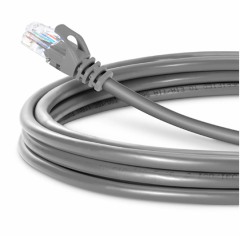 Cat5e Snagless Unshielded (U/UTP) PVC 16ft (4.9m) Ethernet Network Patch Cable, Gray