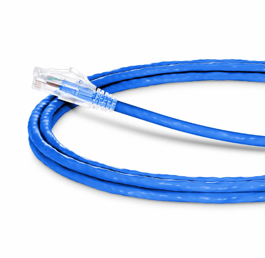 Cat7 Snagless Shielded (S/FTP) PVC CM 3ft (0.9m) Ethernet Network Patch Cable, Blue