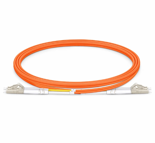 OM1 Multimode,1m (3ft) Fiber Patch Cable, G.651, LC UPC Duplex to LC UPC Duplex, Riser (OFNR), 2.0mm, Tight-Buffered, Orange