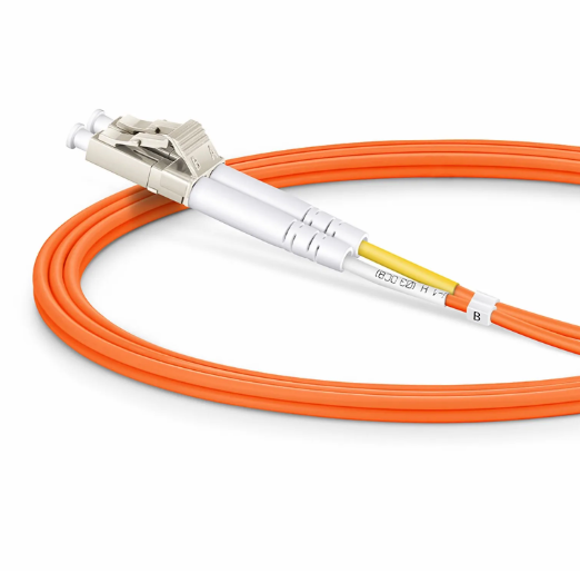 OM1 Multimode,1m (3ft) Fiber Patch Cable, G.651, LC UPC Duplex to LC UPC Duplex, Riser (OFNR), 2.0mm, Tight-Buffered, Orange