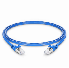 Cat7 Snagless Shielded (S/FTP) PVC CM 3ft (0.9m) Ethernet Network Patch Cable, Blue
