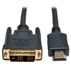 HDMI to DVI Cable, Digital Monitor Adapter and Video Converter (HDMI to DVI-D M/M), 3 ft. (0.91 m)