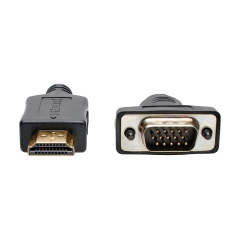 HDMI to VGA Active Adapter Cable (HDMI to Low-Profile HD15 M/M), 15 ft. (4.6 m)