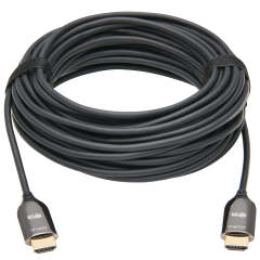 8K HDMI Plenum-Rated Fiber Active Optical Cable (AOC) - 8K UHD @ 60 Hz, HDR, M/M, Black, 15 m (49 ft.)