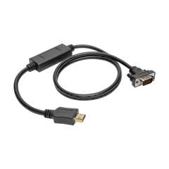 HDMI to VGA Active Adapter Cable (HDMI to Low-Profile HD15 M/M),6 ft. (1.8 m)