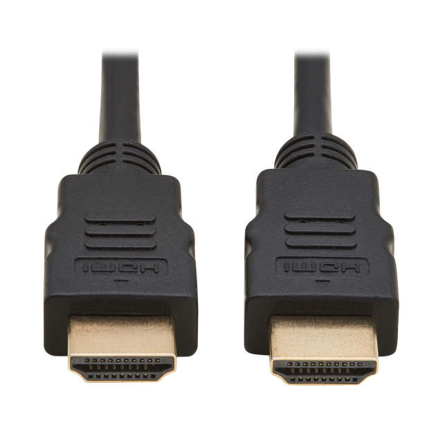 High-Speed HDMI to HDMI Cable, Digital Video with Audio, UHD 4K, Black, 6 ft. (1.83 m)
