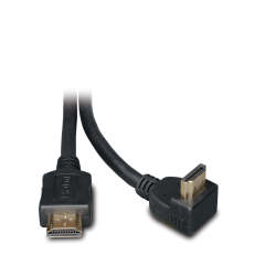 Tripp Lite series High-Speed HDMI Cable with 1 Right-Angle Connector, Digital Video with Audio (M/M), 6 ft. (1.83 m)