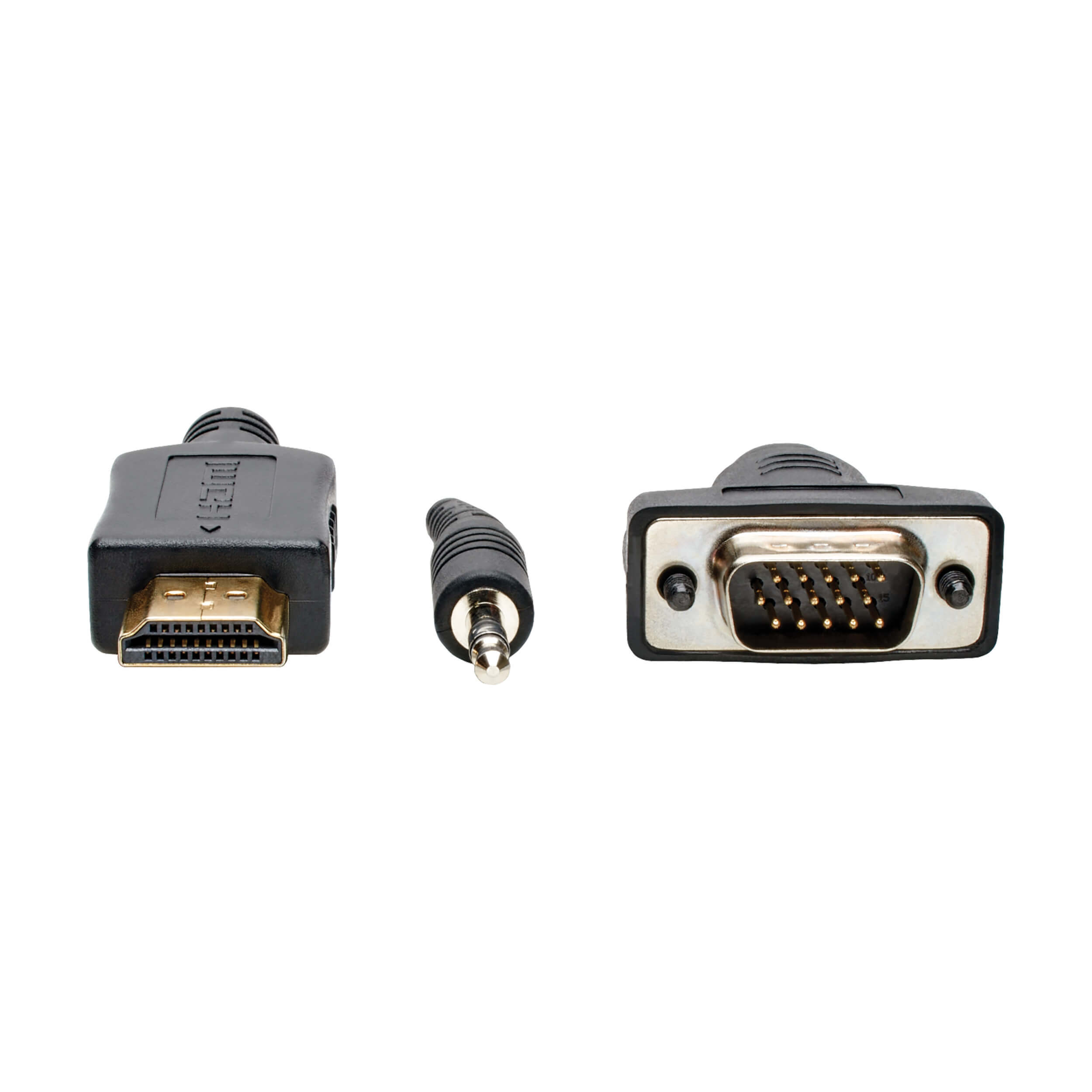 Tripp Lite series HDMI to VGA + Audio Active Adapter Cable (HDMI to Low-Profile HD15 + 3.5 mm M/M), 3 ft. (0.9 m), TAA
