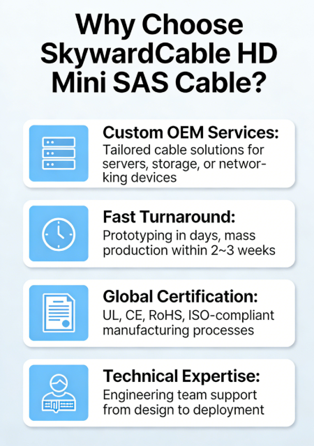 SkywardCable HD Mini SAS