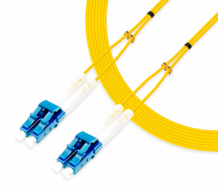 LC UPC to LC UPC Duplex Single Mode PVC 2.0mm -2m(6ft)