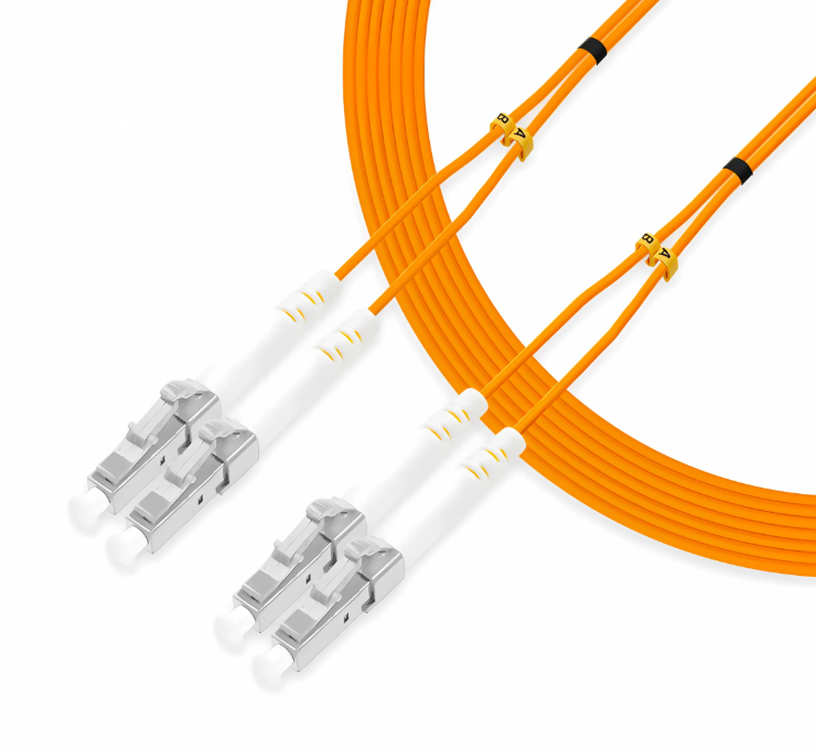 LC UPC to LC UPC Duplex OM2 Multimode PVC 2.0mm-2m(6ft)