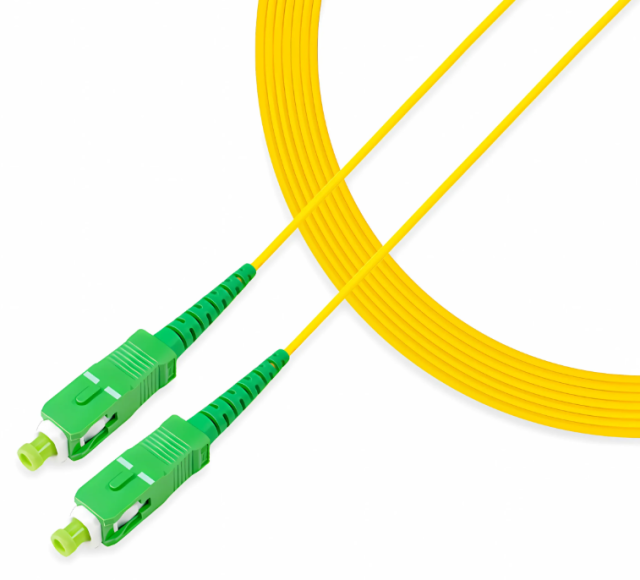 SC APC to SC APC Simplex Single Mode PVC 2.0mm -2m(6ft)