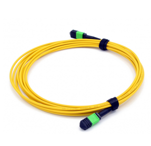 MPO Female To MPO Female SM 3.0mm LSZH 12 Fibers MPO Patch Cord