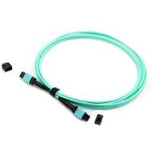 MPO Female To MPO Female OM3 3.0mm LSZH 12 Fibers MPO Patch