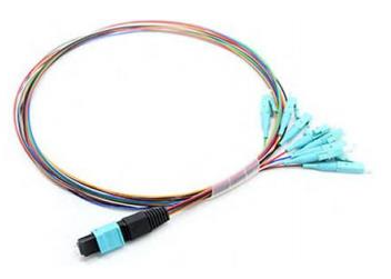 8F MPO(male) -LC Fan-out 0.9mm 30-35cm Patch cable